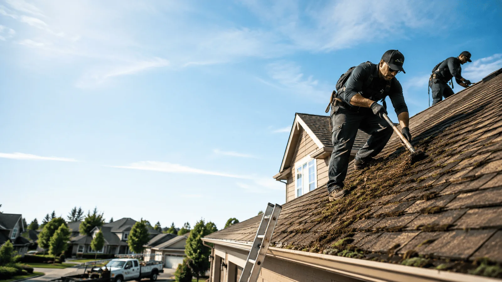 Roof Moss Removal in Sumerco, WV near me